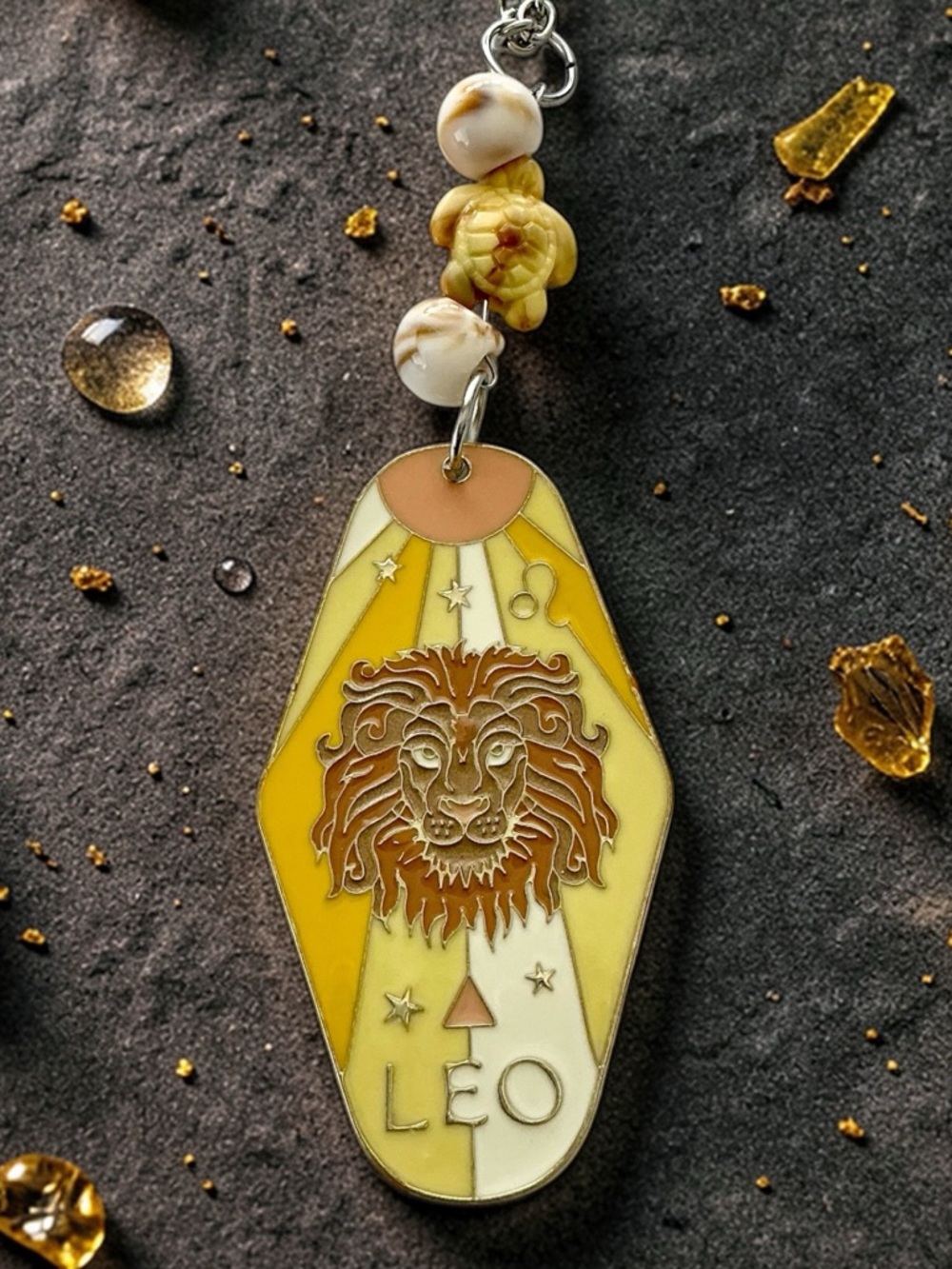 🆕 Leo Zodiac/Fire Sign Pendant Necklace-Stainless Steel